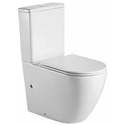 Унитаз-компакт Mixxus Premium Ellipse-0402-T1 660x390x855 мм, система смыва Tornado 1.0 MP6592, Белый