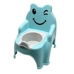 Дитячий горщик "Смайлик" Doloni 013317/01/12 світло-бірюзовий