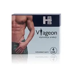 Пищевая добавка VIAGEON для улучшения потенции, 4 капсулы