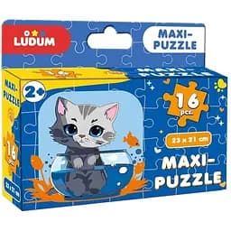 Детские пазл Ludum Котик 1 Maxi-Puzzle 16 элементов 23х21 см (ME5032-02)