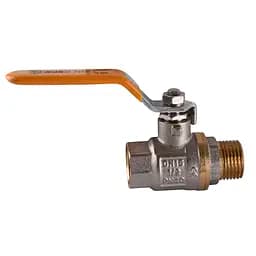 Кран кульовий прямий Solomon 1/2″ ЗВ ЖР PN40 B1002 - мініатюра 2