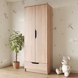 Шкаф распашной MebelStar 2Д1Ш Лилу 80x50x210 см Дуб сонома (MBS-1407)