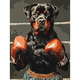 Картина за номерами "Рингова сила" Ideyka KHO6647 30х40 см