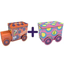 Наборы сладостей с игрушкой и стикером Bob Snail Snack Track + Bob Snail Fruit Start