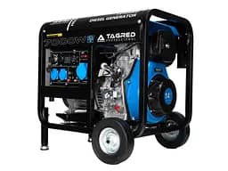 Генератор дизельний Tagred + газова плитка Orcamp CK-505 + електричний обігрівач Gardyer HE2000 та лійка (KTA10300D)