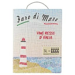 Вино Faro Di Mare Vino Rosso, червоне, сухе, 3 л - мініатюра 2
