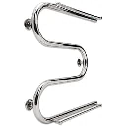 Водяна рушникосушка Laris Змійовик 32 РС3 500x500 с 2-ма полицями 71207201, Хром