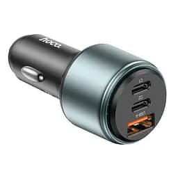 Автомобільний зарядний пристрій HOCO NZ9 Galloper 95W three-port(2C1A) car charger Black (6931474795113) - мініатюра 4