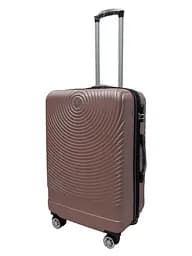 Валіза середня M ABS-пластик Worldline Airtex 652 69×45×29см 88л Рожеве золото - мініатюра 2