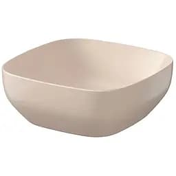 Умивальник на стільницю Cersanit Larga квадратний 38x38 бежевий матовий K677-057