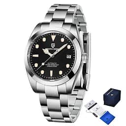 Наручные часы мужские PD-1692 Silver-Black-Orange Pagani Design acs0031128