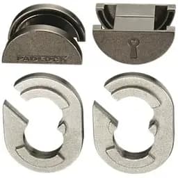 Головоломка Huzzle Padlock (Пейдлок) Cast Puzzle 5 зірок 473740 - мініатюра 2