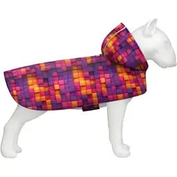 Дощовик-накидка з капюшоном для собак Waudog Clothes Куби 3Д S А 32-35 см B 41-52 см С 26-33 см