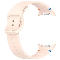 Силіконовий ремінець на смарт годинник Samsung Galaxy Watch 8 40mm/8 Classic 46mm/8 44mm, Silicone, light pink, зі зручною застібкою, на фітнес браслет, ArmorStandart (ARM86874) - мініатюра 3