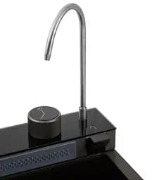 Кухонна мийка Kroner KRP Schwarze - SET7546ARTHM PVD (3.0/0.8 мм) (CV033375) - мініатюра 10