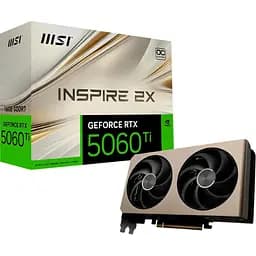 Видеокарта MSI GeForce RTX 5060 Ti 16 GB INSPIRE 2X OC (G506T-16I2C) EU [135933]