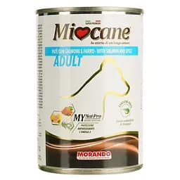 Консерви для собак Morando MioCane, з лососем та полбою, 400 г