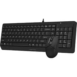 Комплект (клавіатура + миша) A4Tech F1512 USB Black (F1512 (Black)) - мініатюра 4