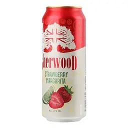 Суміш пива з соком Sherwood Strawberry Margarita світле 4.5% 0.5 л з/б - мініатюра 3