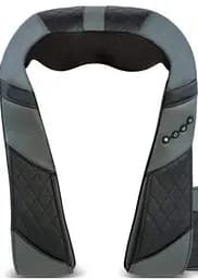 Масажер для шиї і плечей з прогріванням, сумкою і адаптером в автомобіль Чорний