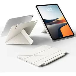 Обкладинка BeCover Ultra Slim Origami Magnetic з кріпленням Apple iPad Mini 6 2021 Beige (712943) - мініатюра 3