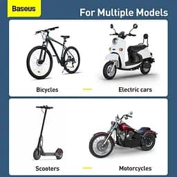 Мото-велотримач для смартфона Baseus Quick to take cycling Holder Applicable Black SUQX-01 - мініатюра 5