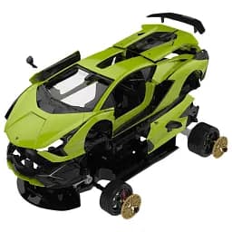 Машинка-конструктор Rastar Lamborghini Sian 1:18. Зелений - мініатюра 4
