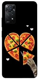 Чохол Demsky Pizza Love Cat для Xiaomi Redmi Note 11 Pro 4G/5G