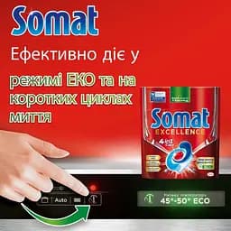 Капсули Somat Exellence для машинного миття посуду, 56 шт. - мініатюра 4