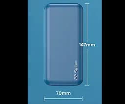 Портативний зарядний пристрій Remax RPP-207 Tanyl 20000mAh 22.5W PD+QC + швидка зарядка (Синій) - мініатюра 5