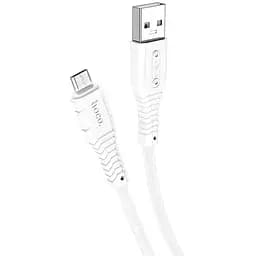 Кабель Hoco X67 Nano силиконовый зарядный кабель для Micro Белый
