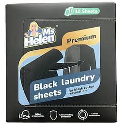 Серветка Ms Helen для оновлення чорного кольору 10 шт.