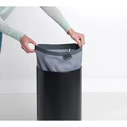 Бак для білизни Brabantia Laundry Bin чорний 35 л (120008) - мініатюра 4