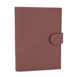 Обложка на паспорт 3459 кожаная с карманом для денег красная