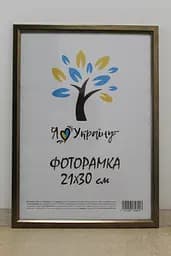 Фоторамка 21Х30, (А4), потертое серебро, 1210-0770 б/з, СТЕКЛО + КАРТОН