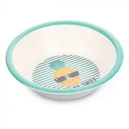 Мисочка бамбукова Canpol babies So cool Pineapple Ананас 300 мл бірюзовий (9/210_tur) - мініатюра 2