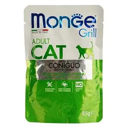 Влажный корм Monge Cat Grill Adult кролик 85 г (70013611)