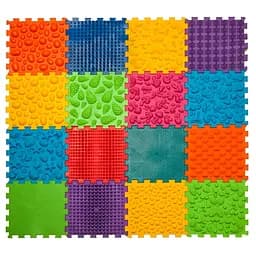 Коврик массажный "Мега Микс" Ортек 10175-OTK 16 элементов 27x28 см