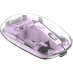 Компьютерная мышь XO M12 Bluetooth wireless transparent Purple teh0022040