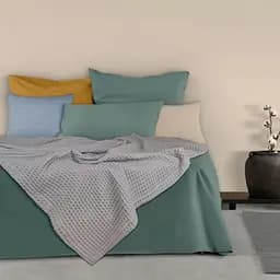 Плед-покривало Cosas Smoky Greek Waffle вафельний 160х230 см сірий (Blanket_36Smoky_GreekWaffle_160x230) - мініатюра 2