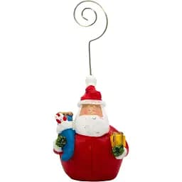 Декоративная новогодняя фигурка держатель визиток Devilon 11 см в ассортименте (022557-2)