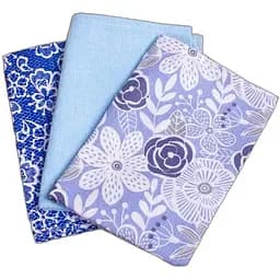 Набор вафельных полотенец MirSon №617 Blue roses 50х30 см 3 шт. (2200006737209)