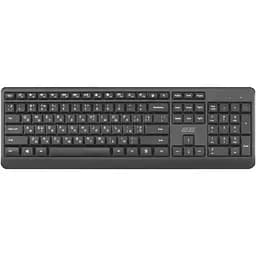 Клавіатура бездротова 2E KS220, 106key Black