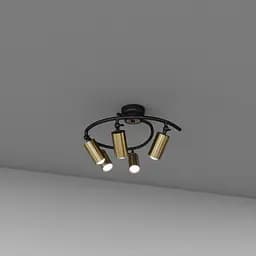 Стельовий світильник SV0043-5 BK+GD