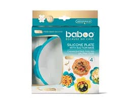 Тарілочка силіконова Baboo, блакитний (90429) - мініатюра 5