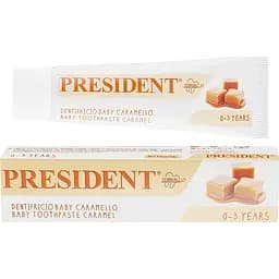 Зубна паста President Baby Toothpaste Caramel 0-3 years 30 мл