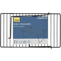Полиця-органайзер Ardesto 37x21x13.5 см чорна (ARHK4507B)
