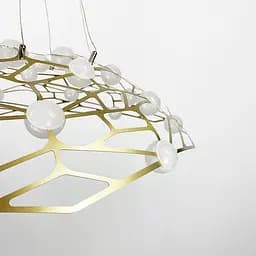 Підвісна LED люстра Sunnysky у золотому корпусі Line.F TG 01D60 - мініатюра 6