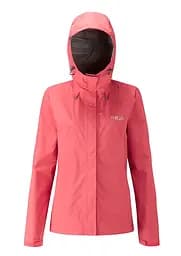 Куртка Rab Downpour Jacket wmns 12 Коралловый
