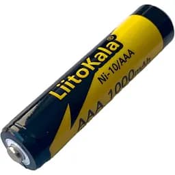 Аккумулятор LiitoKala Ni-10/AAA 1.2V 1000mAh (Черный с желтым)